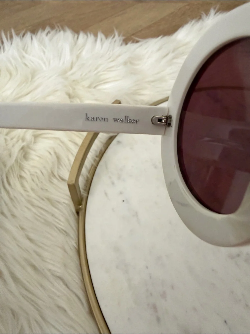 Karen Walker Pink Iris Sunglasses
